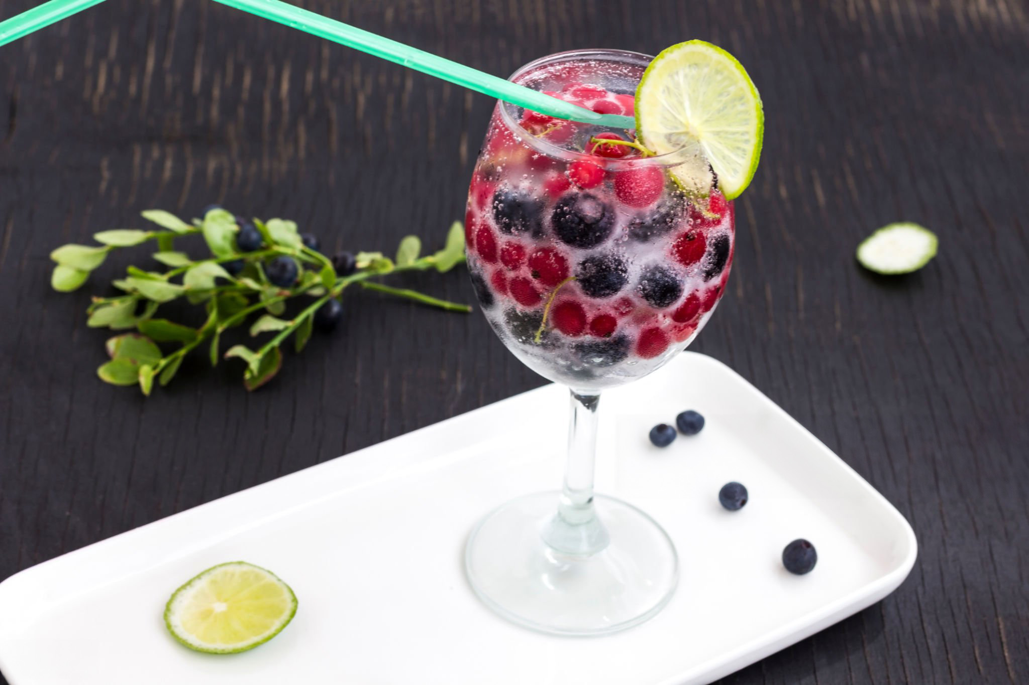 Blueberry Ginger Fizz